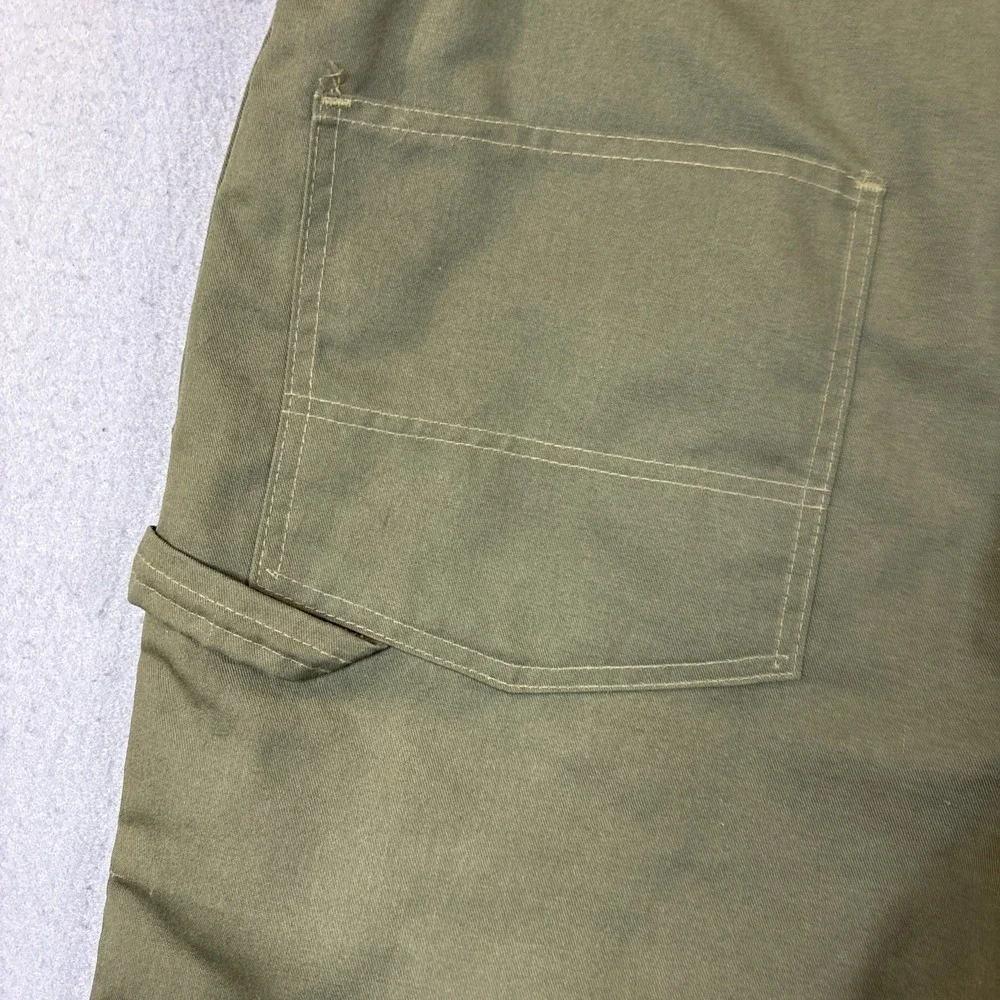 Vtg Oshkosh‎ B'Gosh Coveralls Union Made Sanforized Green Insulated Men's 42L